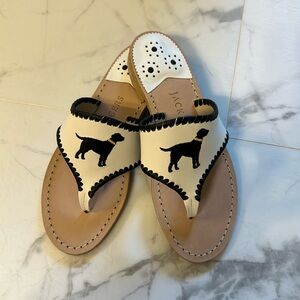 Black lab Jack Rogers